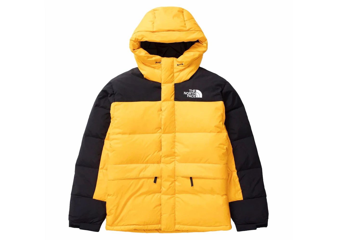 The North Face Himalayan Down Parka Jacket Yellow/Black