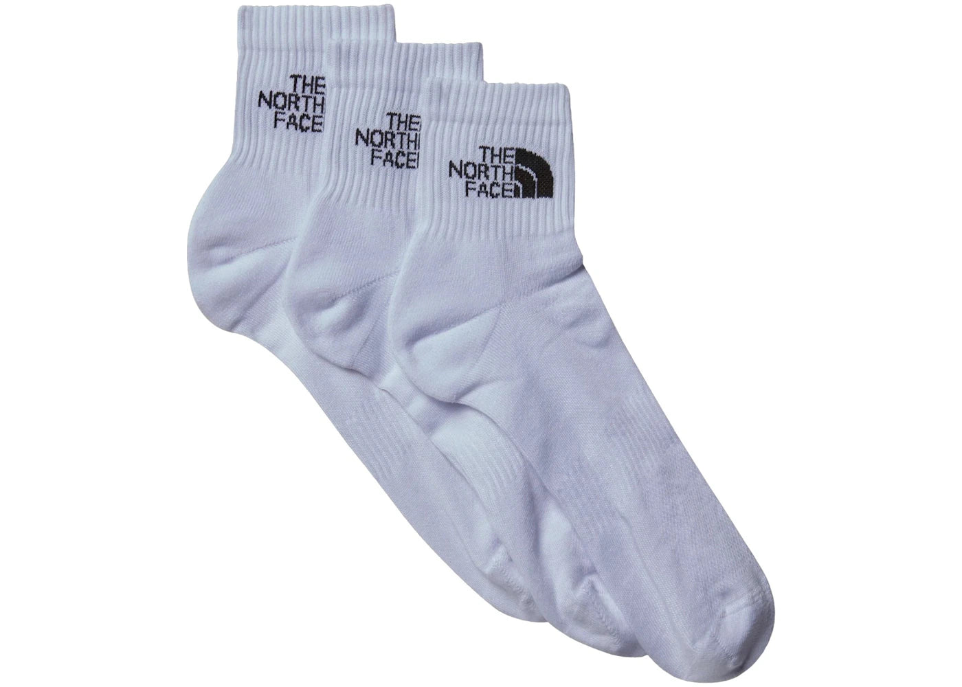 The North Face Multi Sport Cushion 1/4 3-Pack Socks TNF White