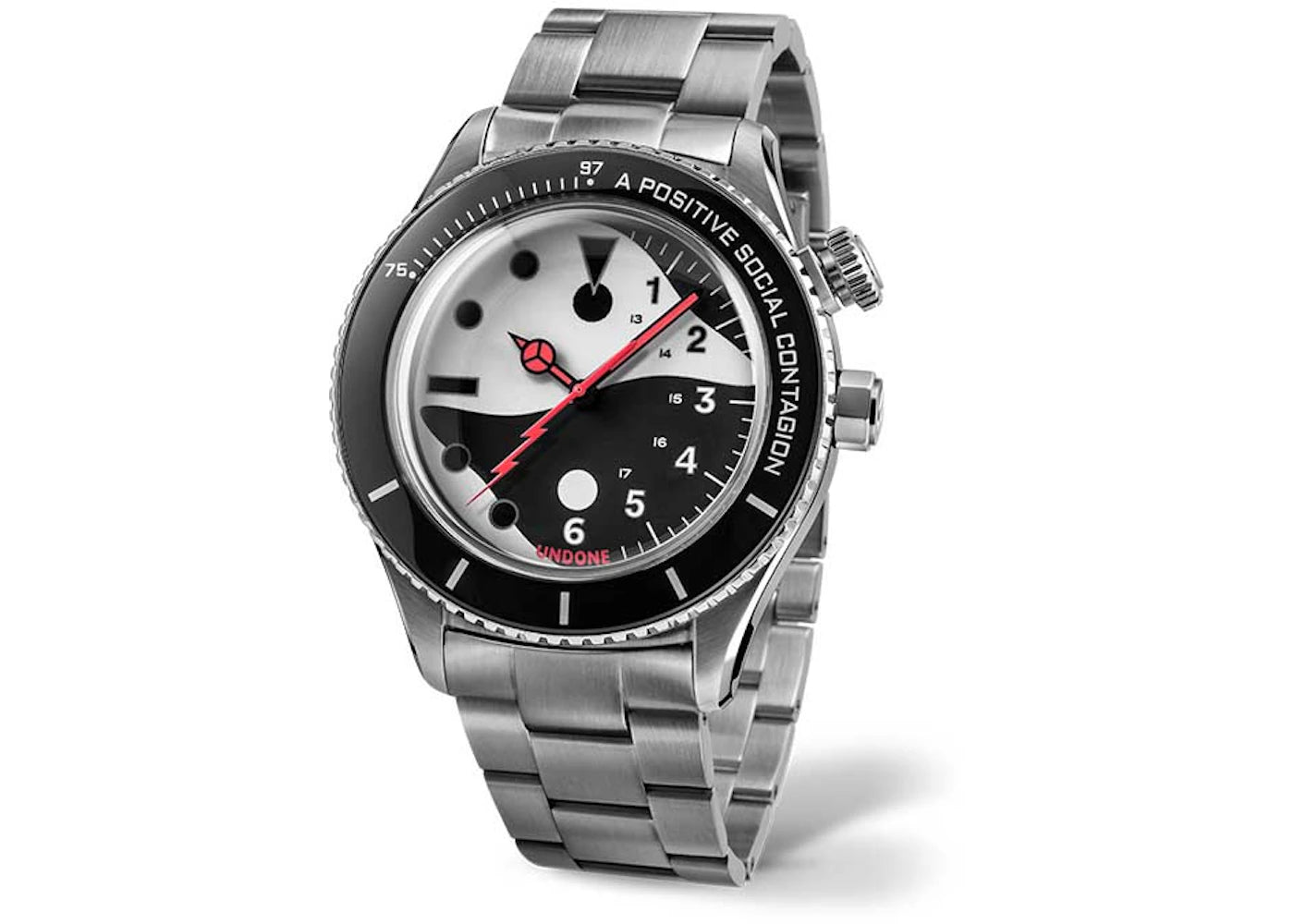 The UNDONE x STAPLE Yin Yang - NTWRK Exclusive Silver Edition Watch