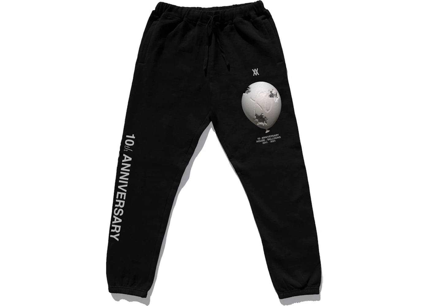 The Weeknd x Daniel Arsham House Of Balloons Eroded Balloon Sweatpants Black