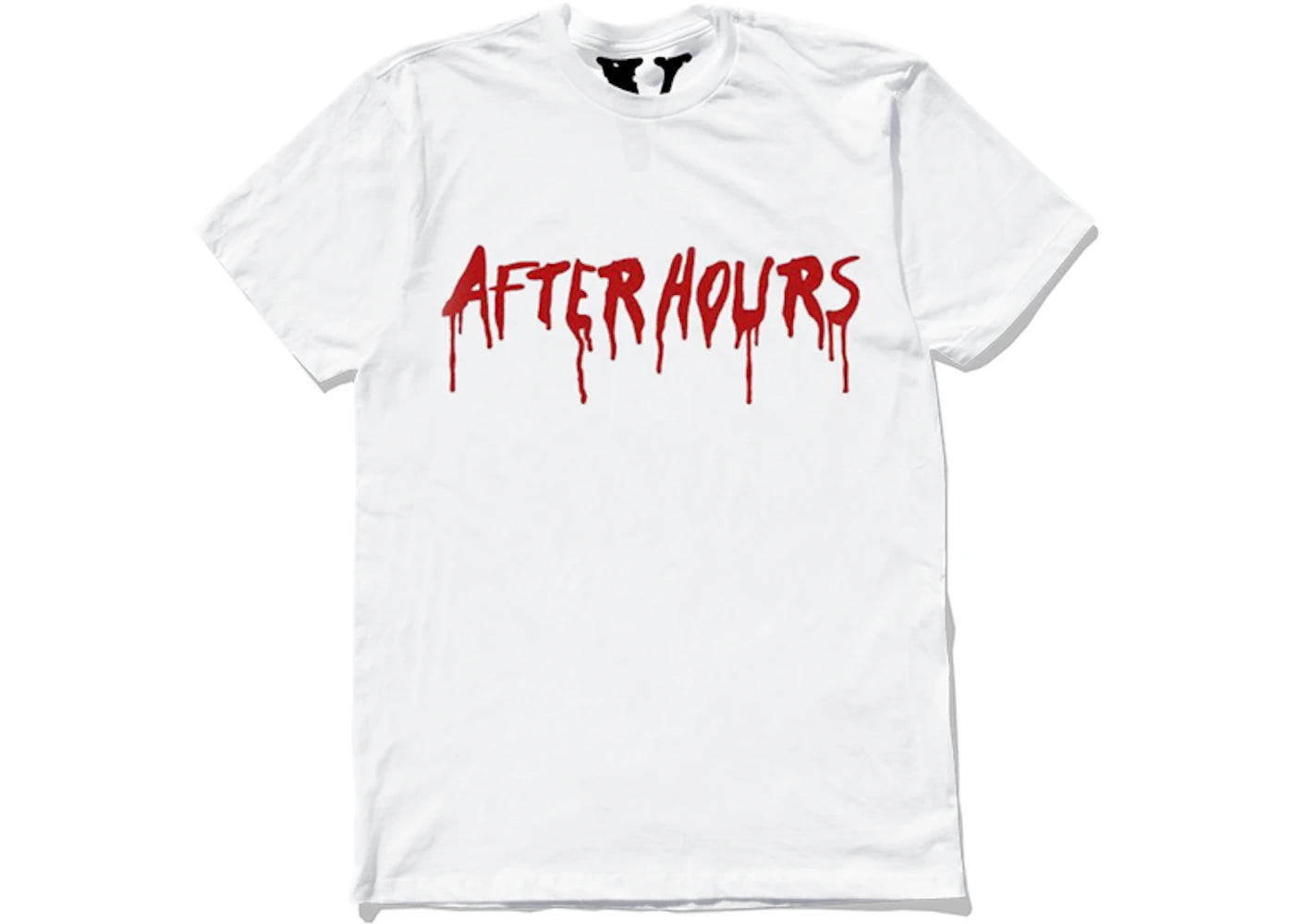 The Weeknd x Vlone After Hours Blood Drip Tee White