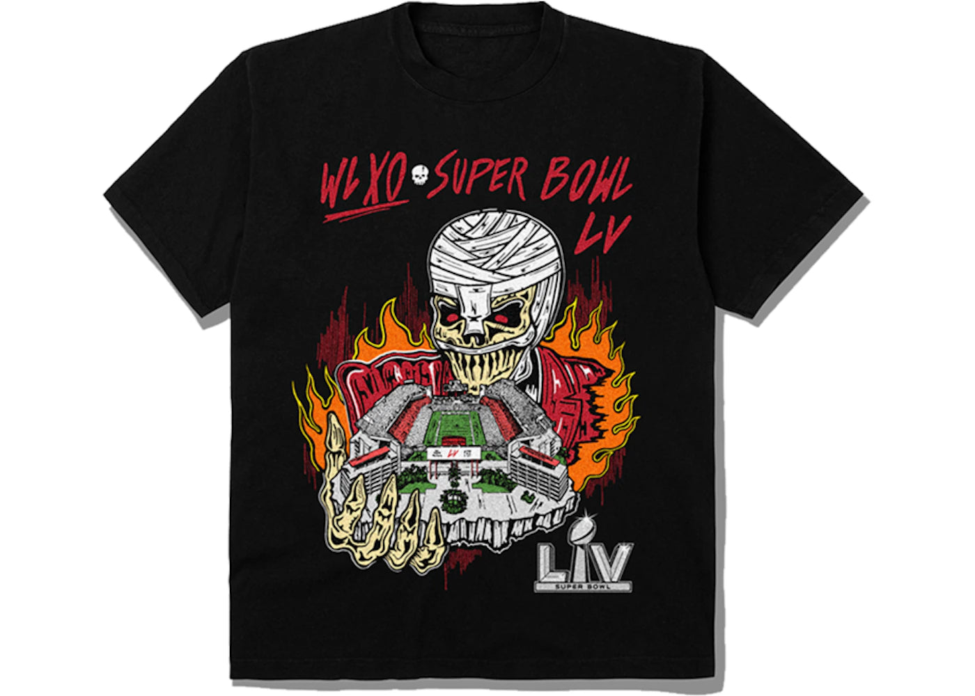 The Weeknd x Warren Lotas XO Super Bowl LV Tee Black