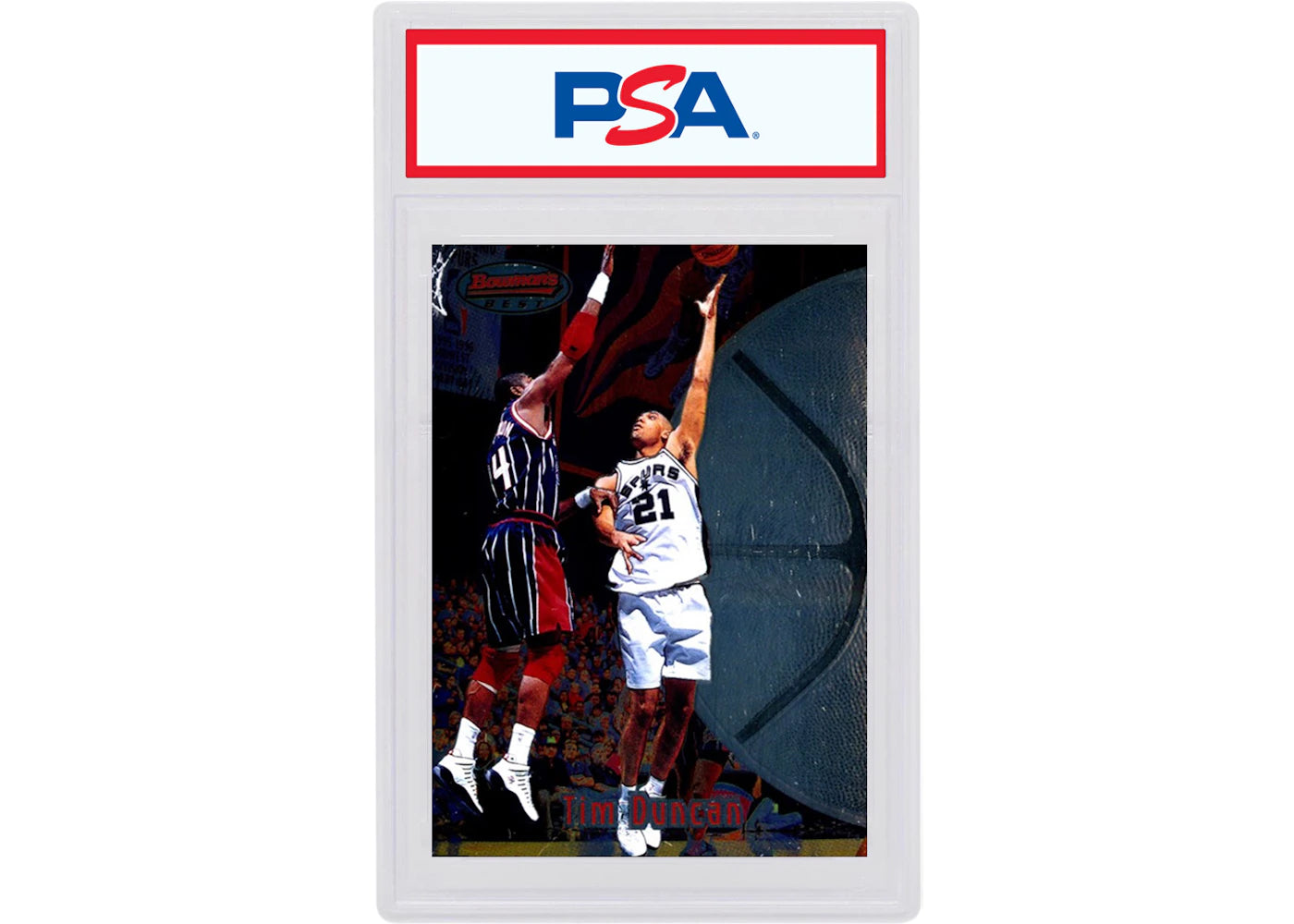 Tim Duncan 1997 Bowman's Best Rookie #106 (PSA or BGS Graded)