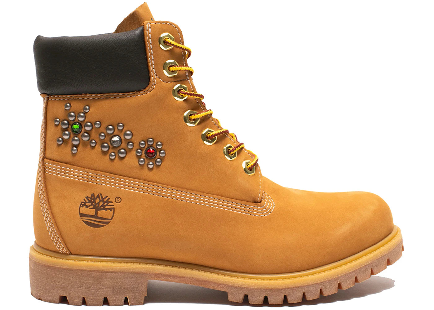 Timberland 6" Premium Boot One Block Down x HTC Studded Wheat (Women's)