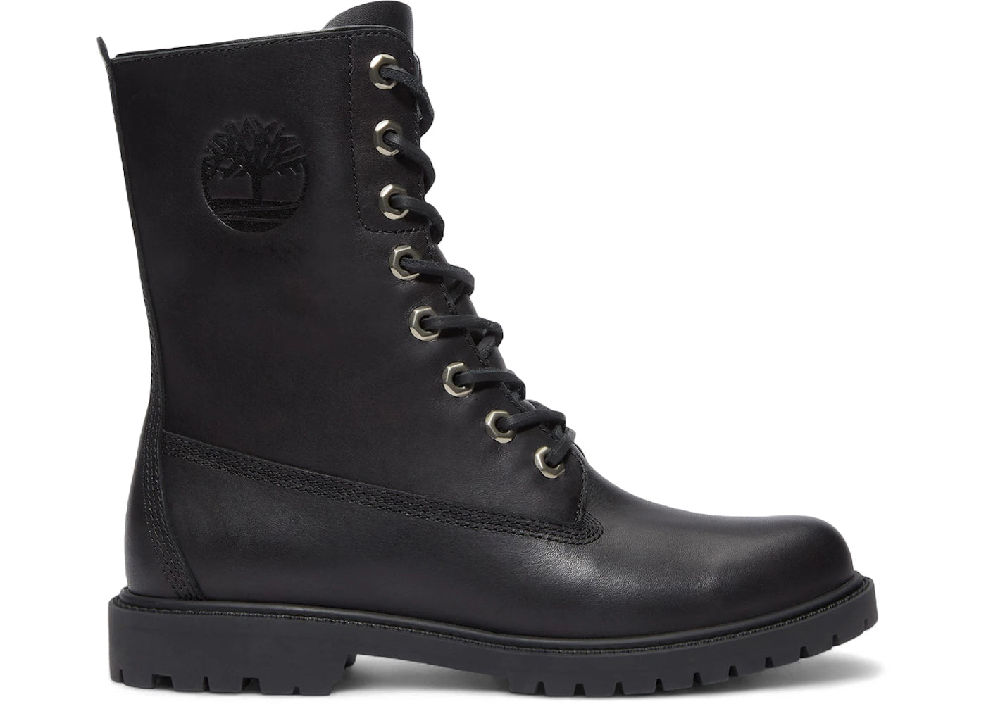 Timberland 8" Premium Waterproof Boot Black Full-Grain (Women's)
