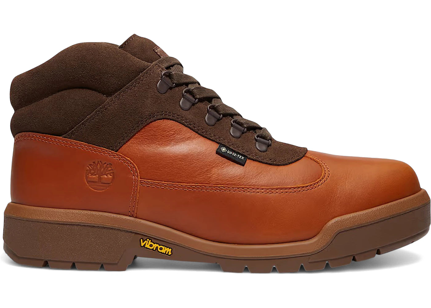 Timberland Field Boot Mid Lace Up Gore-Tex Brown Full-Grain