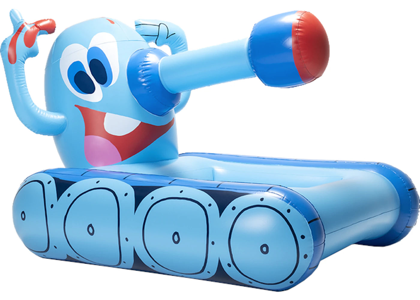 Todd James Tank Inflatable Pool Float Blue