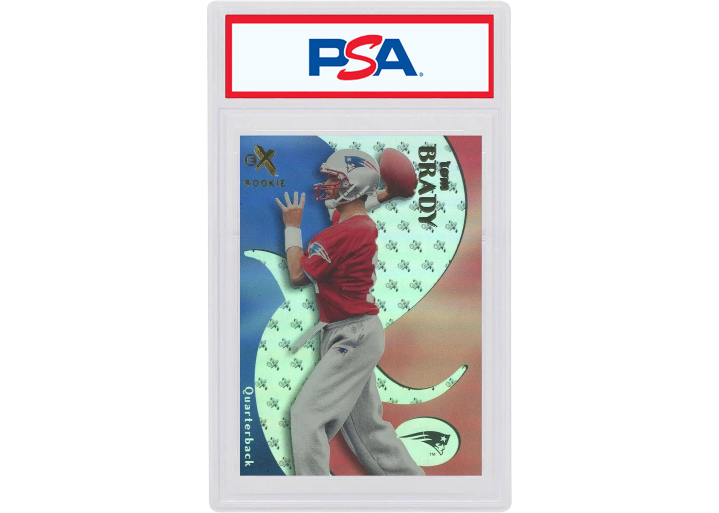 Tom Brady 2000 Fleer E-X Rookie /1500 #122 (PSA or BGS Graded)