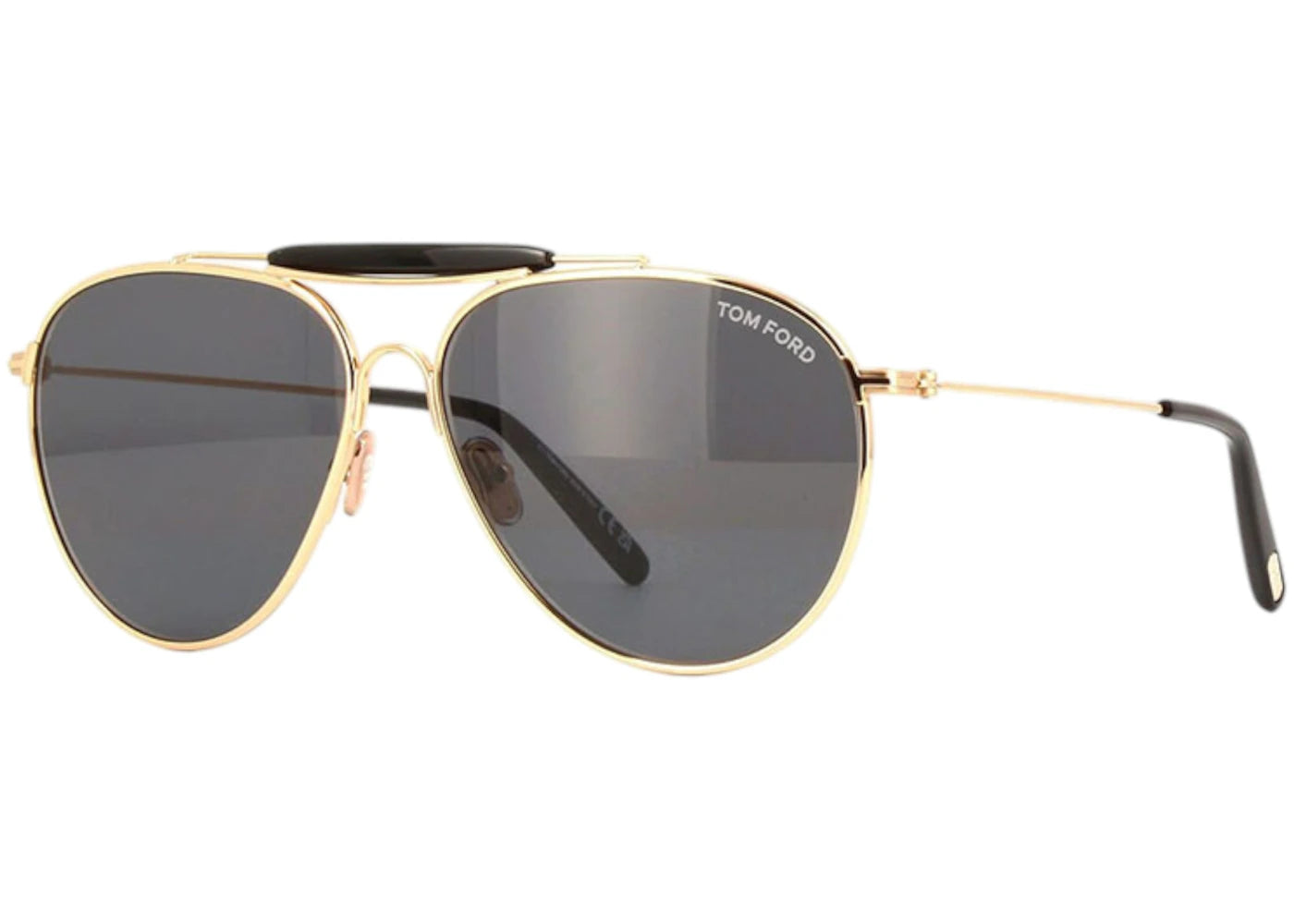 Tom Ford Aviator Sunglasses Shiny Rose Gold (FT0995 28A)