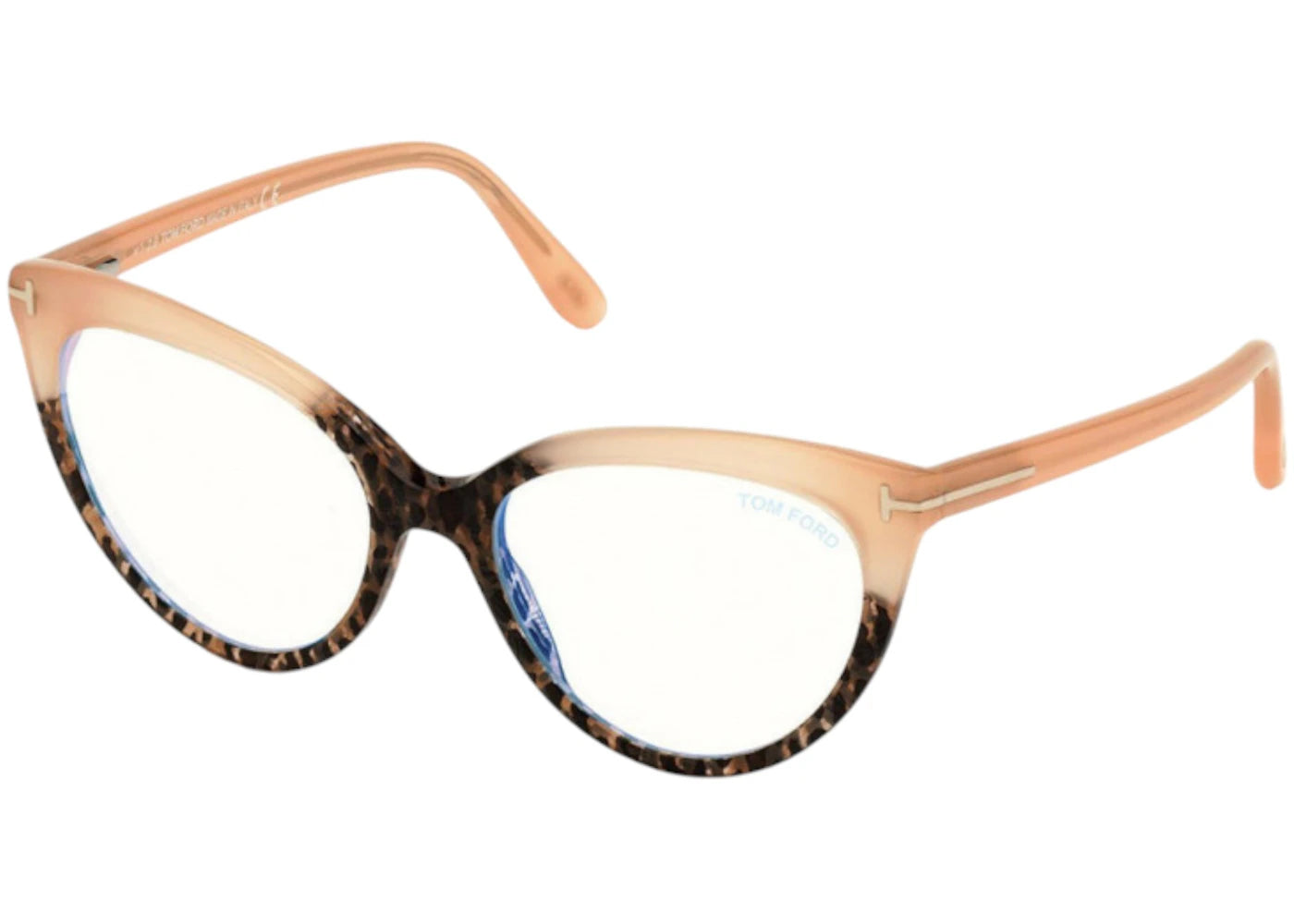 Tom Ford Cat Eye Eyeglasses Colored Havana (FT5674-B 055)