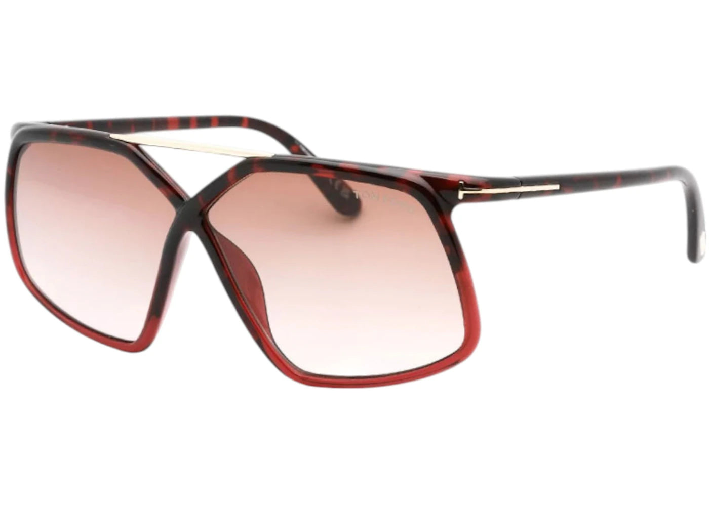 Tom Ford Geometric Sunglasses Havana (FT1038 56Z)