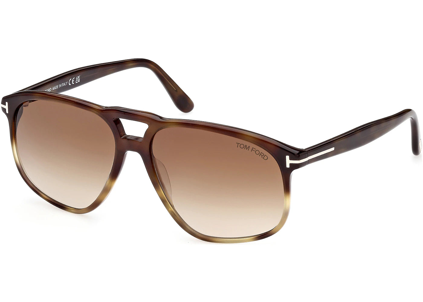 Tom Ford Pierre Navigator Sunglasses Havana/Brown (FT1000-56F-58)