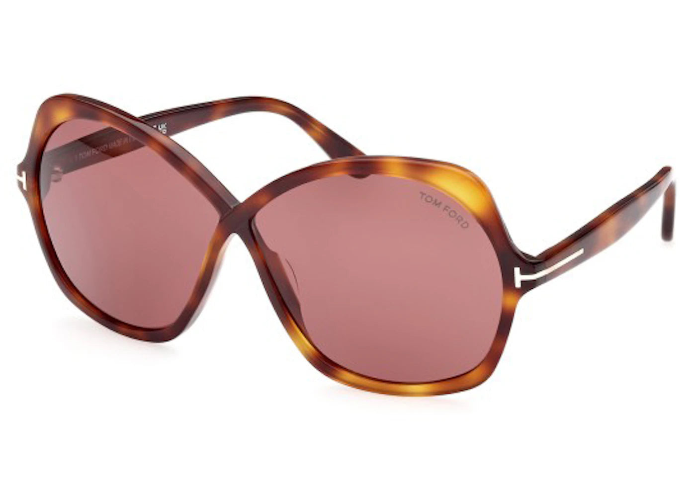 Tom Ford Rosemin Butterfly Sunglasses Havana/Violet (FT1013-52Y-64)