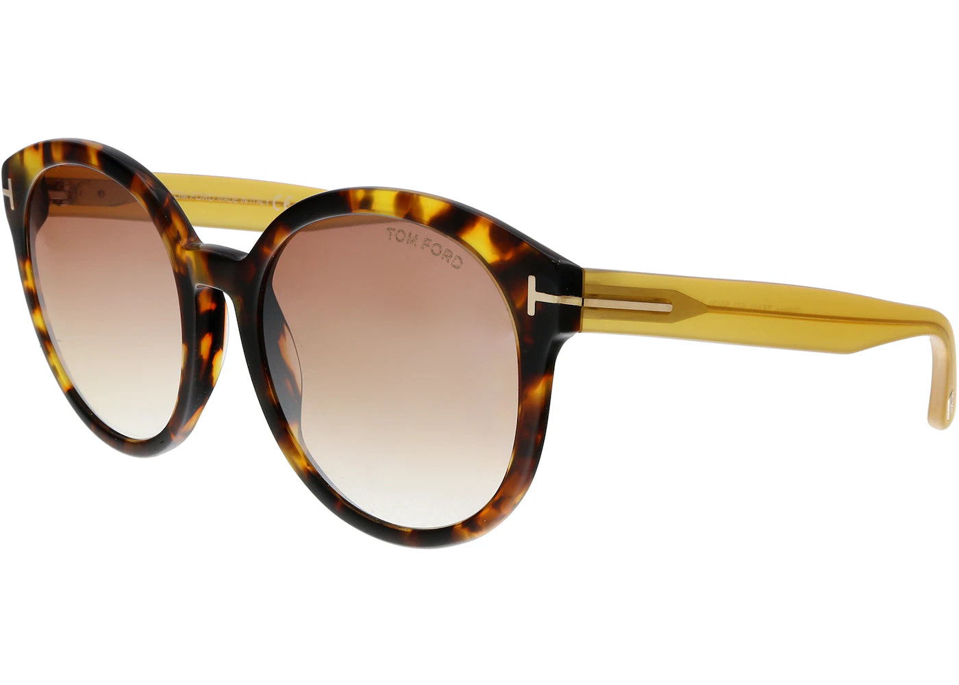 Tom Ford Round Sunglasses Havana (FT0503 52Z)