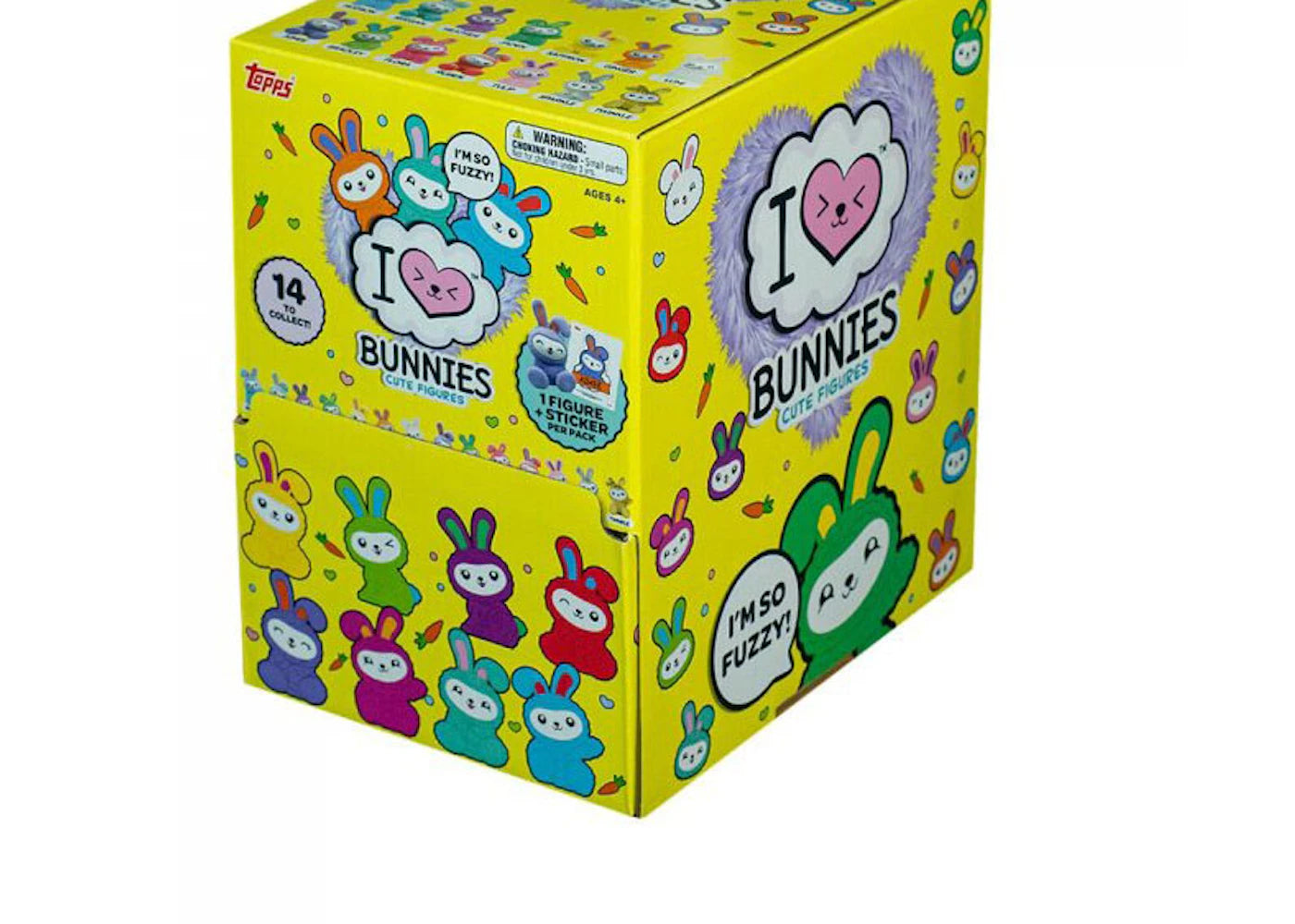 Topps I Love Bunnies 2022 Figure 24 Pack Box