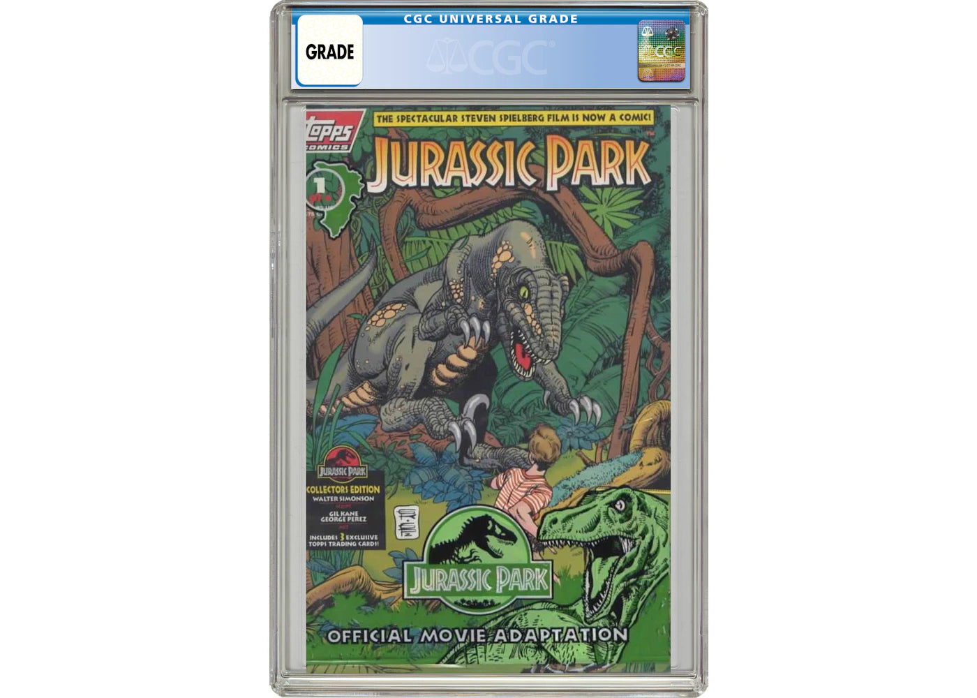 Topps Jurassic Park (1993) #1A Comic Book CGC Graded