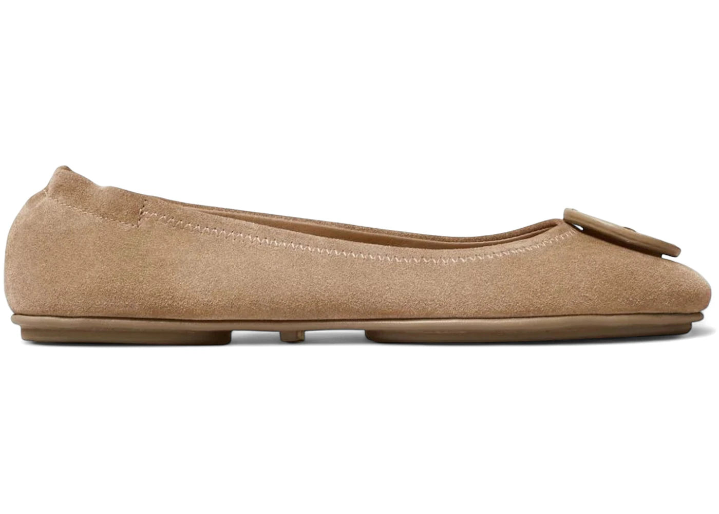Tory Burch Minnie Travel Ballet Flats River Rock (Women's)