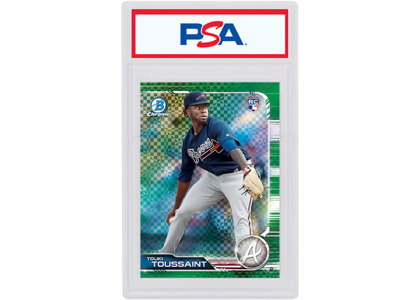 Touki Toussaint 2019 Bowman Chrome X Rookie Green X-Fractor /31 #89 (PSA or BGS Graded)