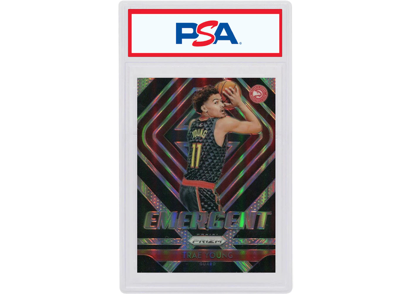 Trae Young 2018 Panini Prizm Emergent Rookie Silver #5 (PSA or BGS Graded)
