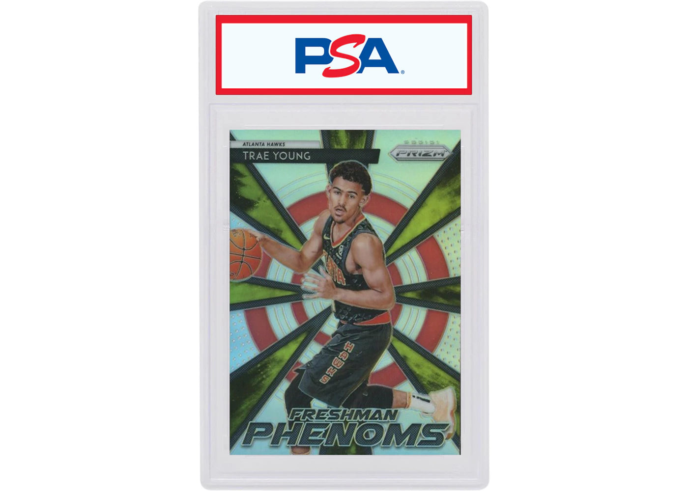 Trae Young 2018 Panini Prizm Freshman Phenoms Rookie Silver #21 (PSA or BGS Graded)