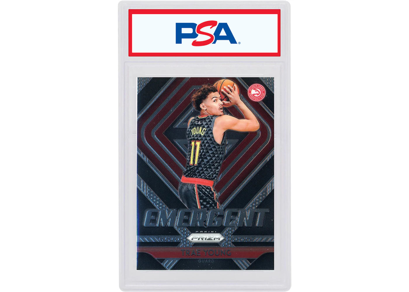 Trae Young 2018 Panini Prizm Rookie Emergent #5 (PSA or BGS Graded)