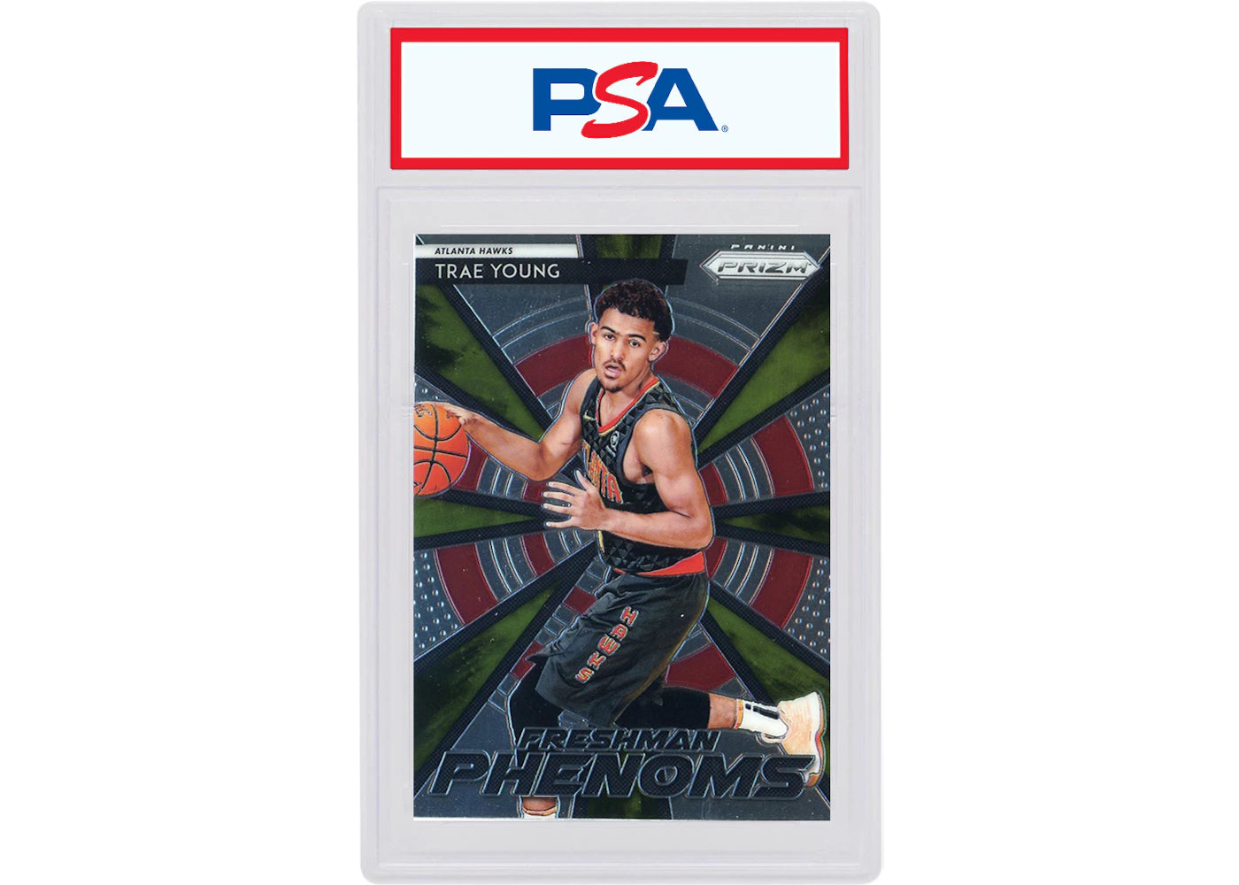 Trae Young 2018 Panini Prizm Rookie Freshman Phenoms #21 (PSA or BGS Graded)