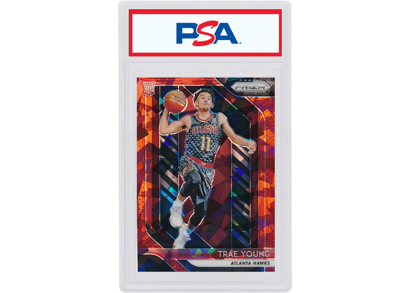 Trae Young 2018 Panini Prizm Rookie Red Ice #78 (PSA or BGS Graded)