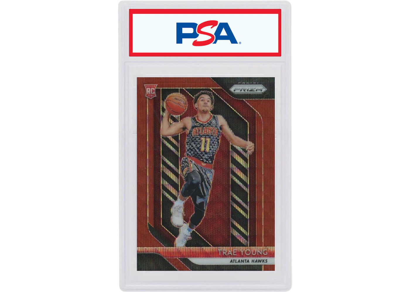 Trae Young 2018 Panini Prizm Rookie Ruby Wave #78 (PSA or BGS Graded)
