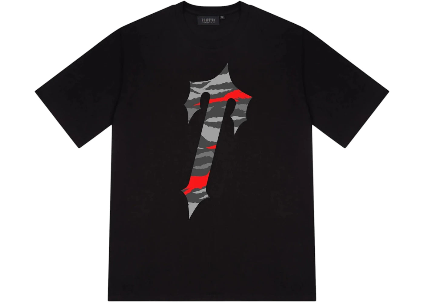 Trapstar Decoded All Terrain Tee Black/Red Camo