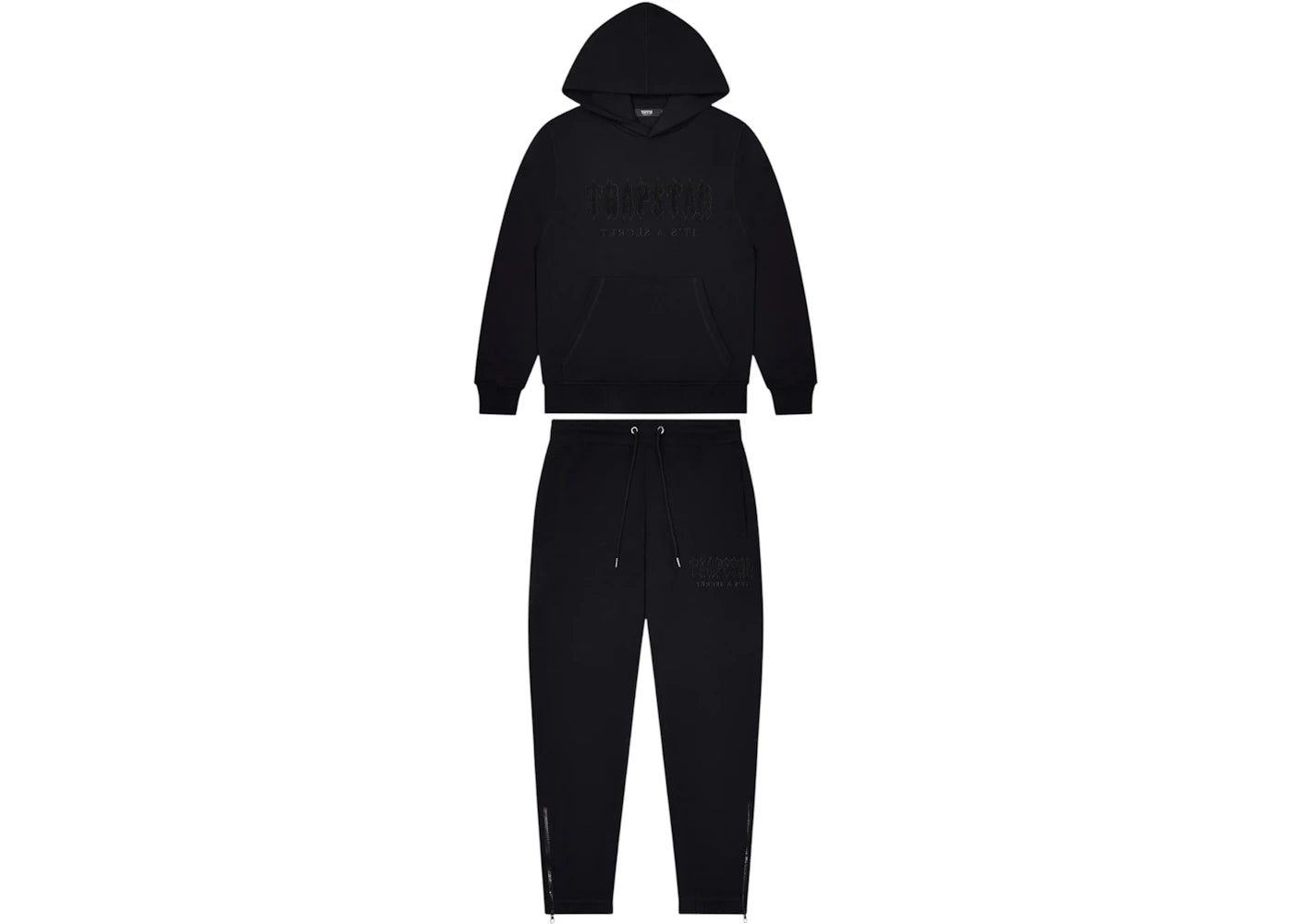 Trapstar Decoded Chenille Tracksuit (FW25) Black