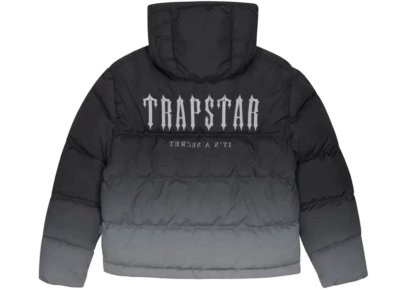 Trapstar Decoded Hooded 2.0 Puffer Jacket Black Gradient