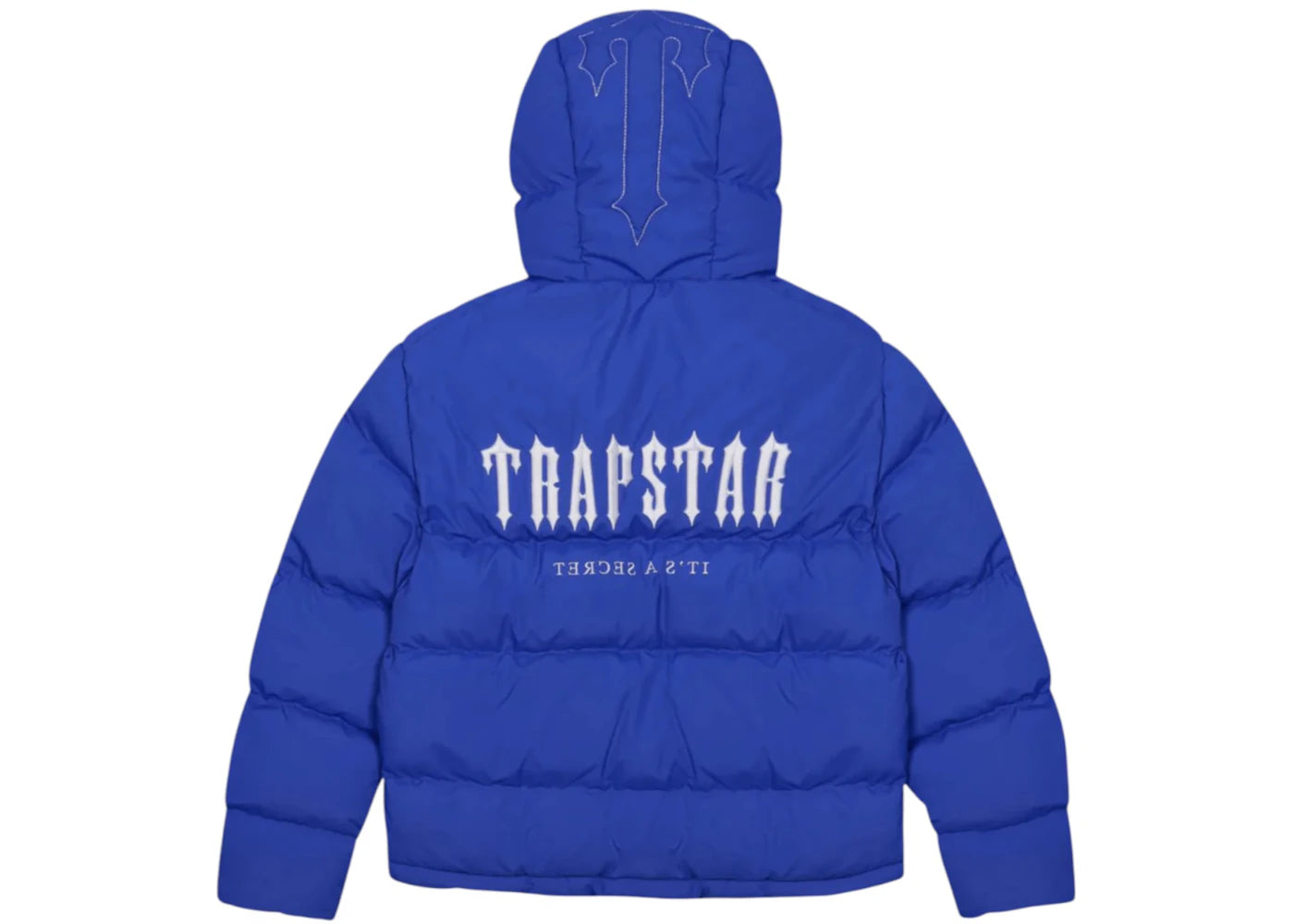 Trapstar Decoded Hooded Puffer 2.0 Jacket Dazzling Blue