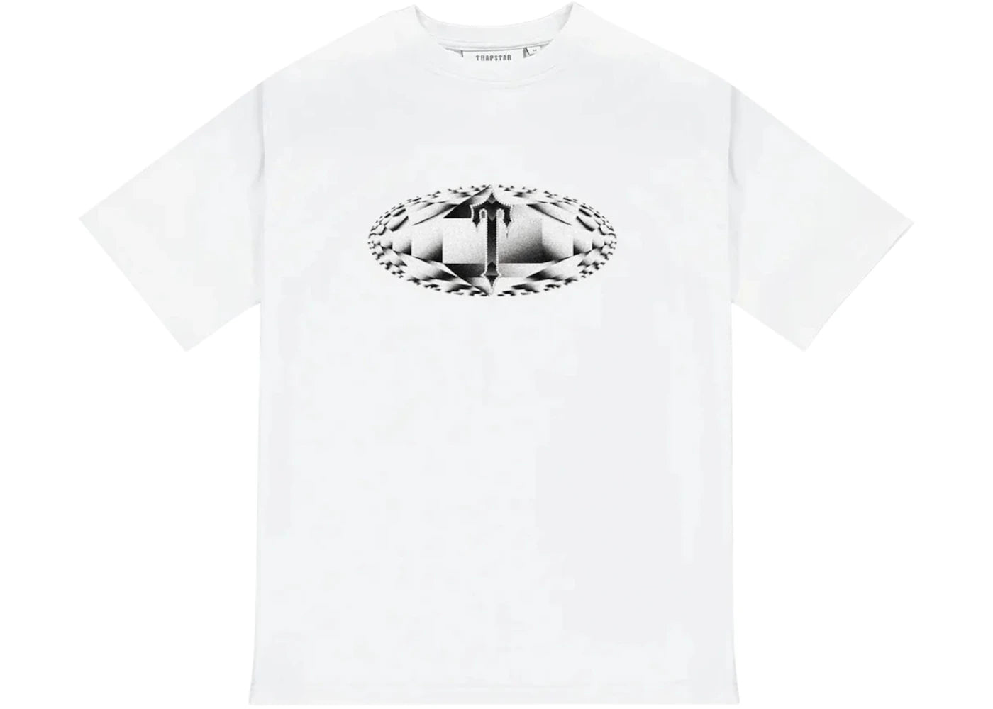 Trapstar Diamond In The Rough Tee White