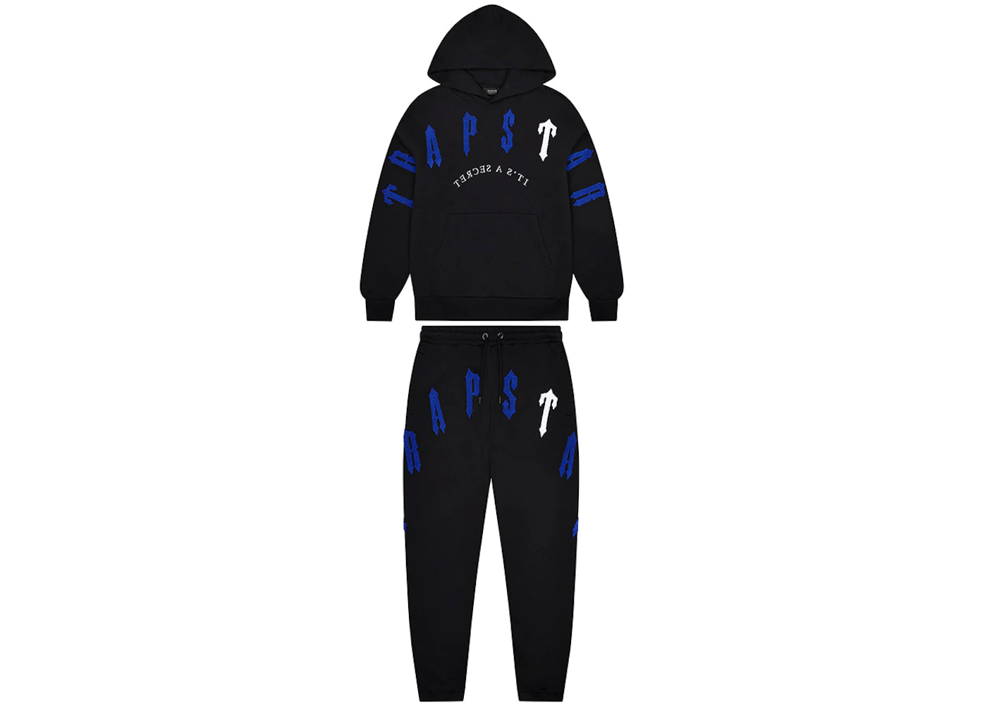 Trapstar Irongate Arch Chenille 2.0 Tracksuit (FW24) Black/Blue/White