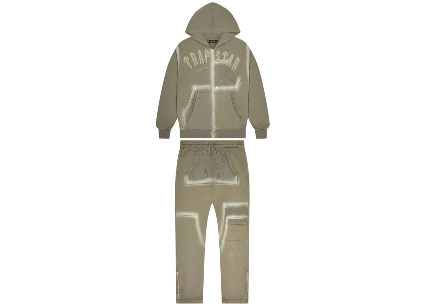Trapstar Irongate Rivet 2.0 Tracksuit Olive