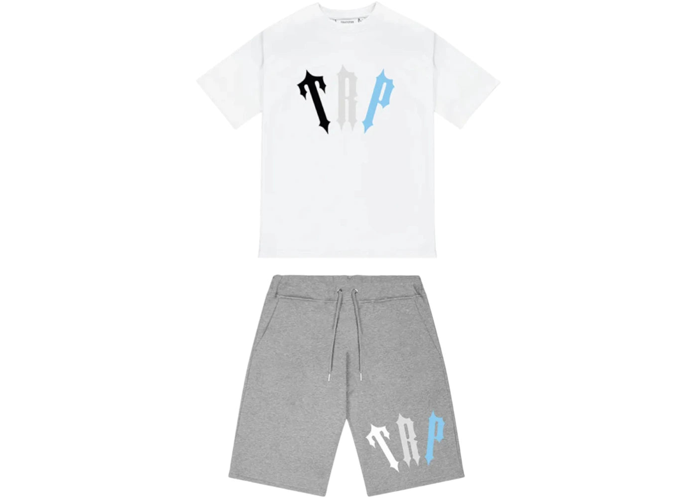 Trapstar TRP Shorts Set White/Ice