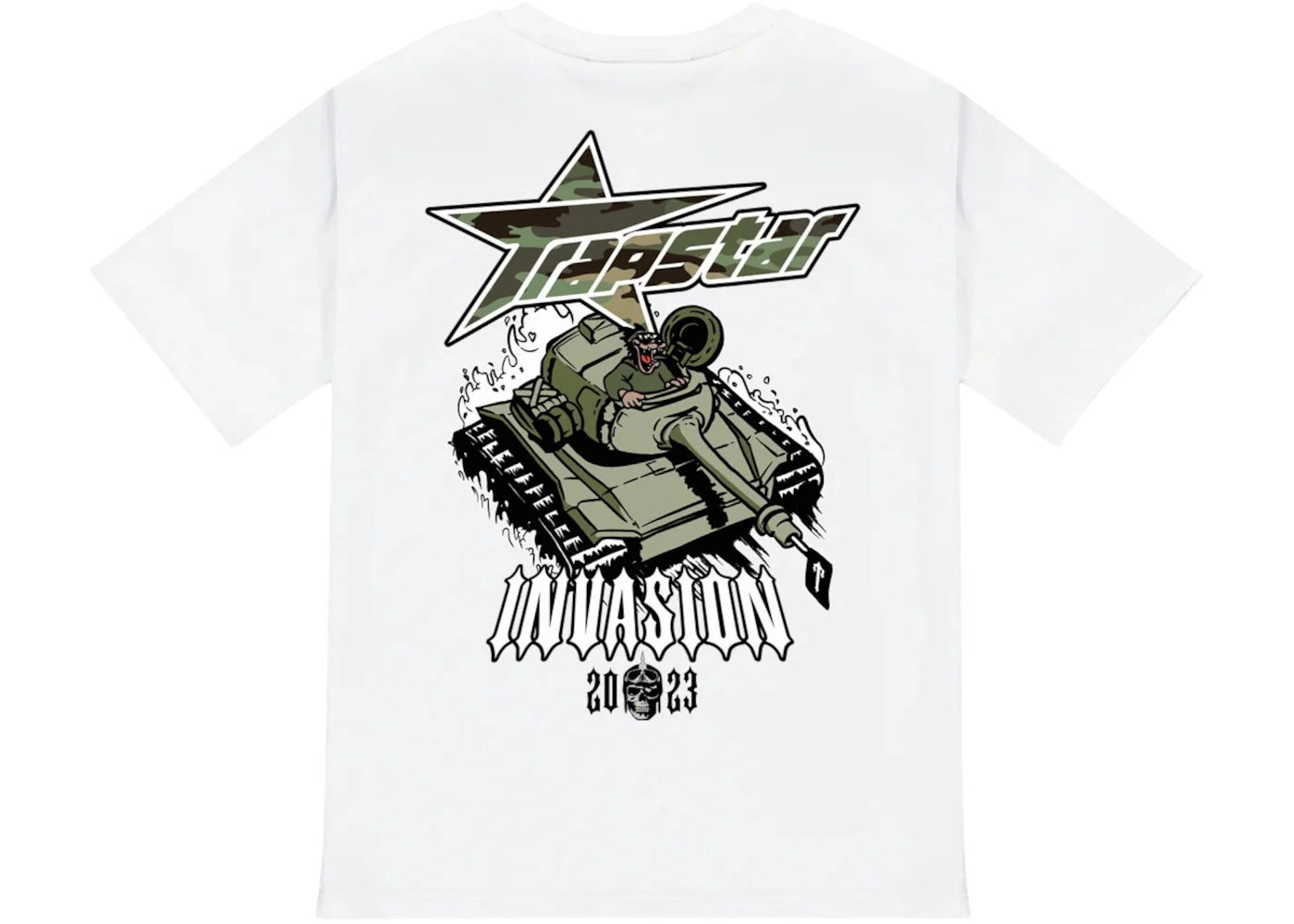 Trapstar Trap Invasion Tee White