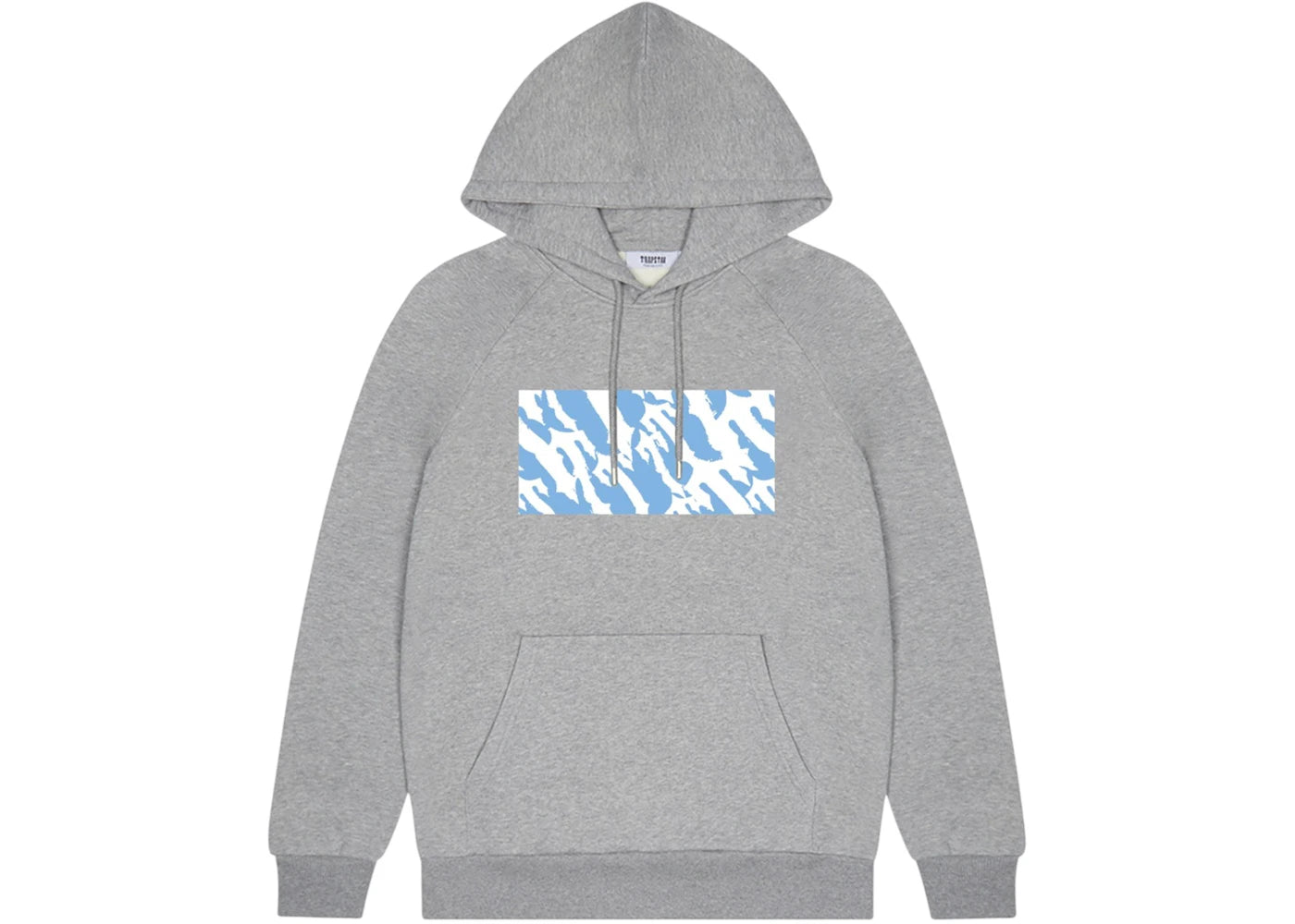 Trapstar Wavy T Box Hoodie Grey/Blue