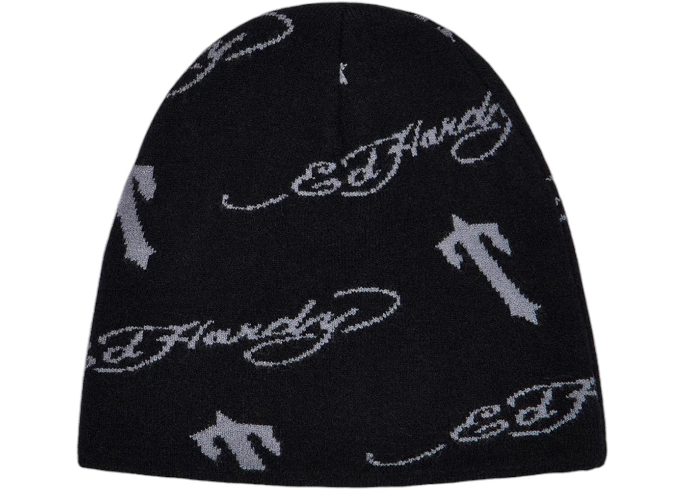 Trapstar x Ed Hardy AOP Beanie Black