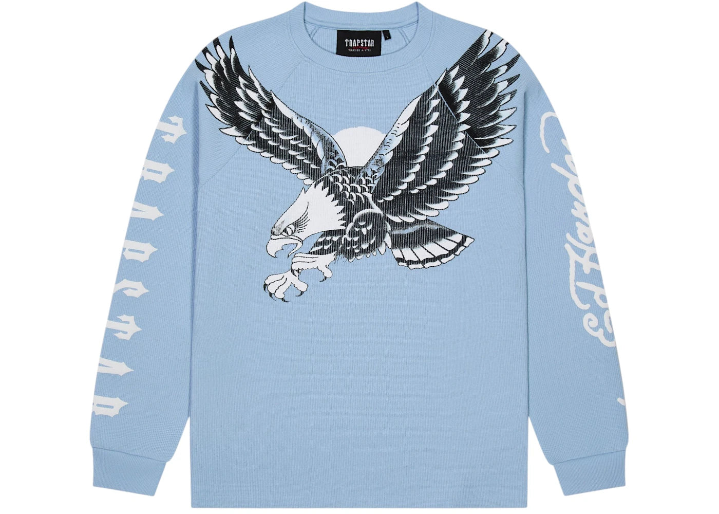 Trapstar x Ed Hardy Waffle L/S Top Light Blue