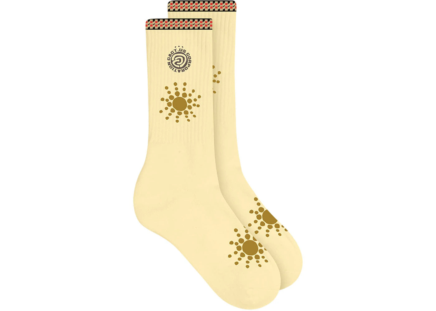 Travis Scott Cactus Jack Starburst Socks Cream