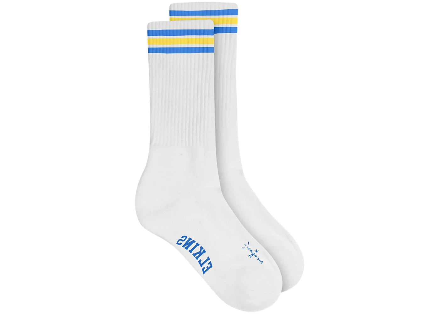 Travis Scott Elkins HS Socks White