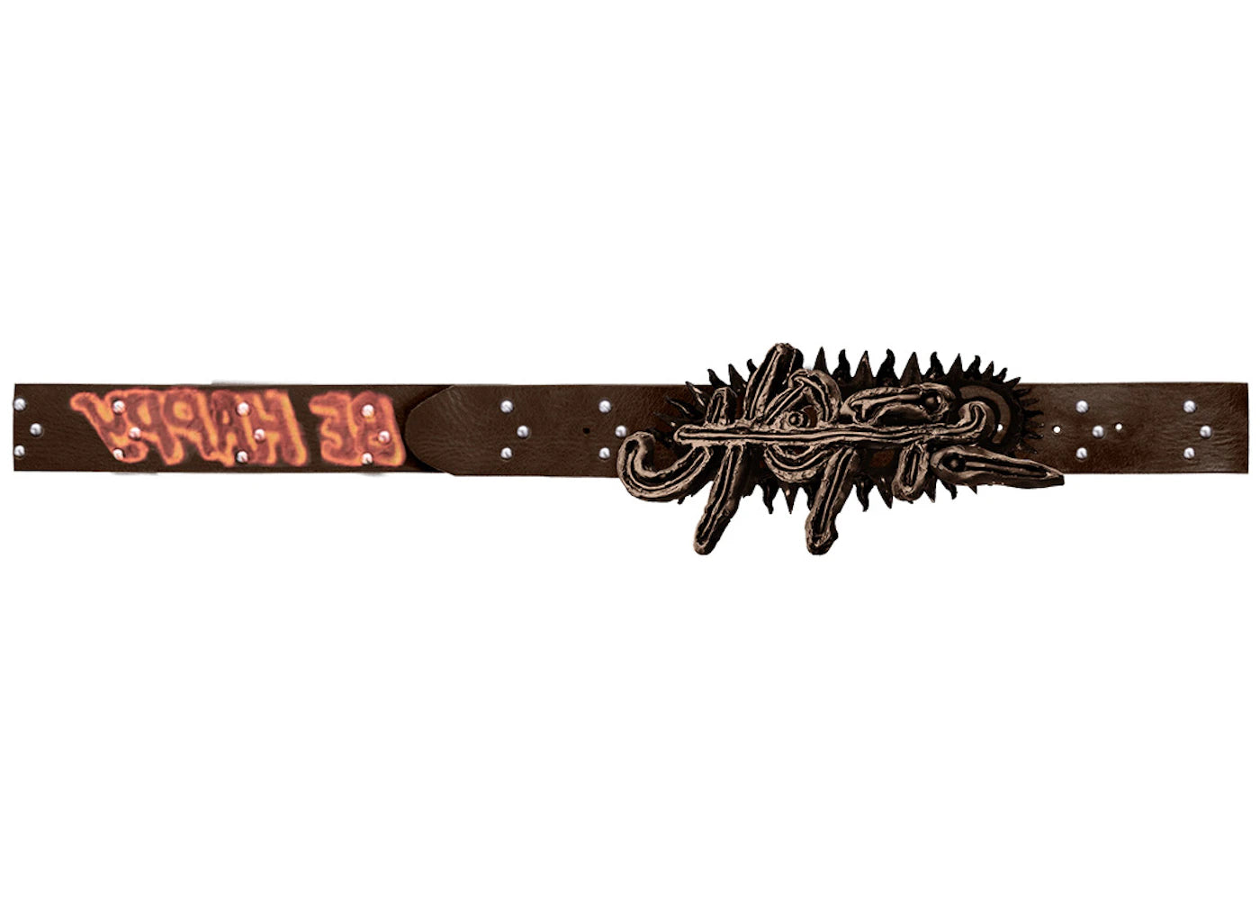 Travis Scott Studded Utopia Belt Brown