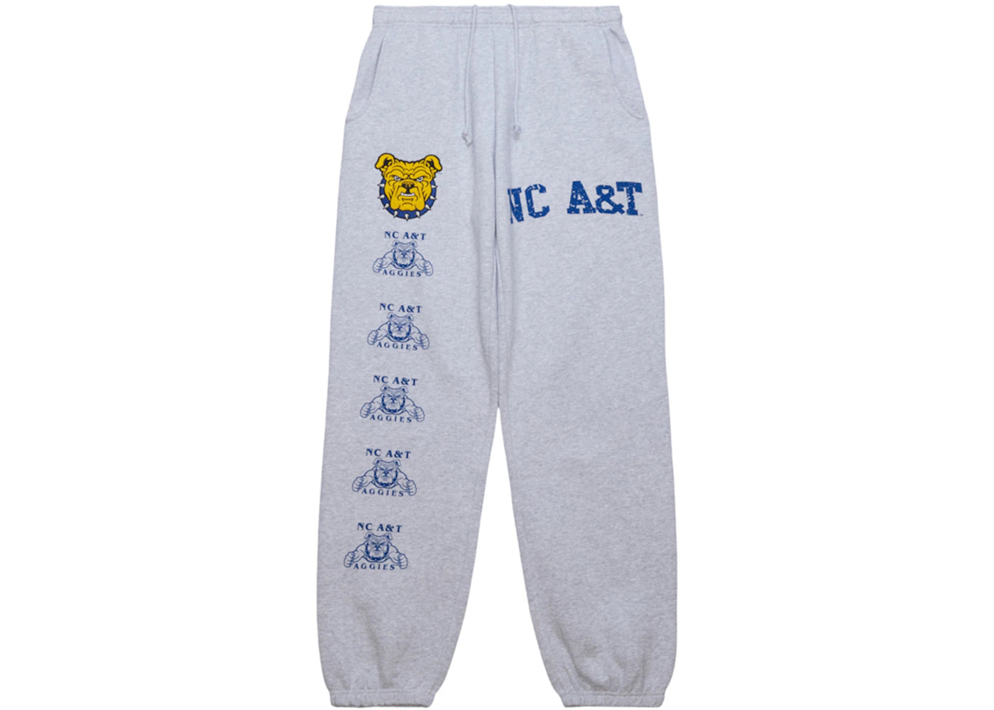 Travis Scott x Mitchell & Ness North Carolina A&T Aggies Classic Sweatpants Heather Gray