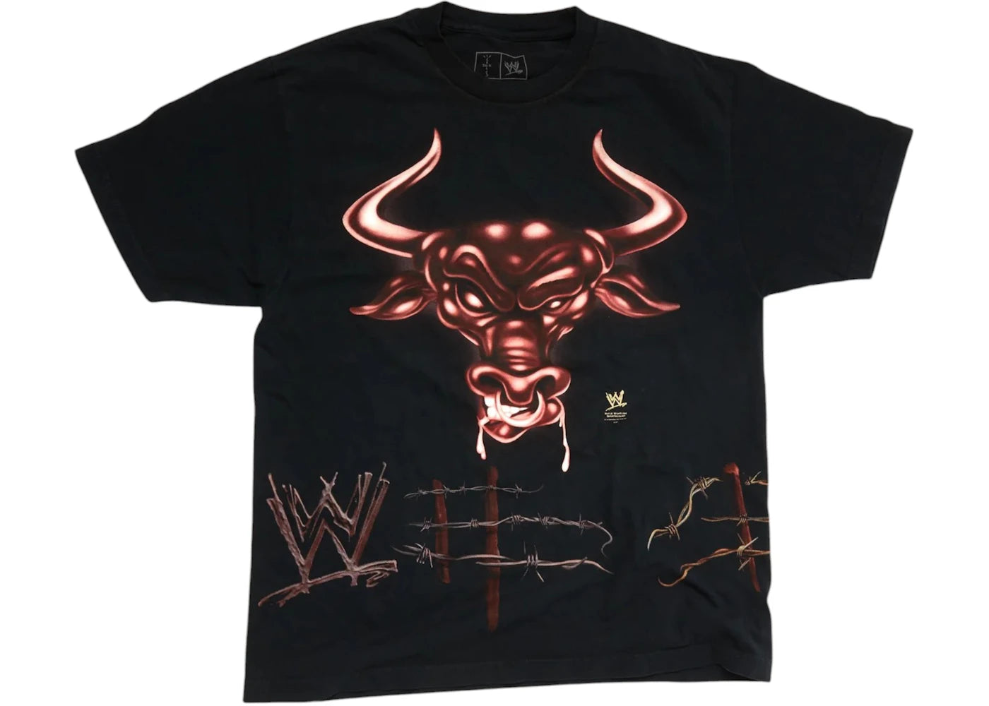 Travis Scott x WWE Know Your Role The Rock Tee Black