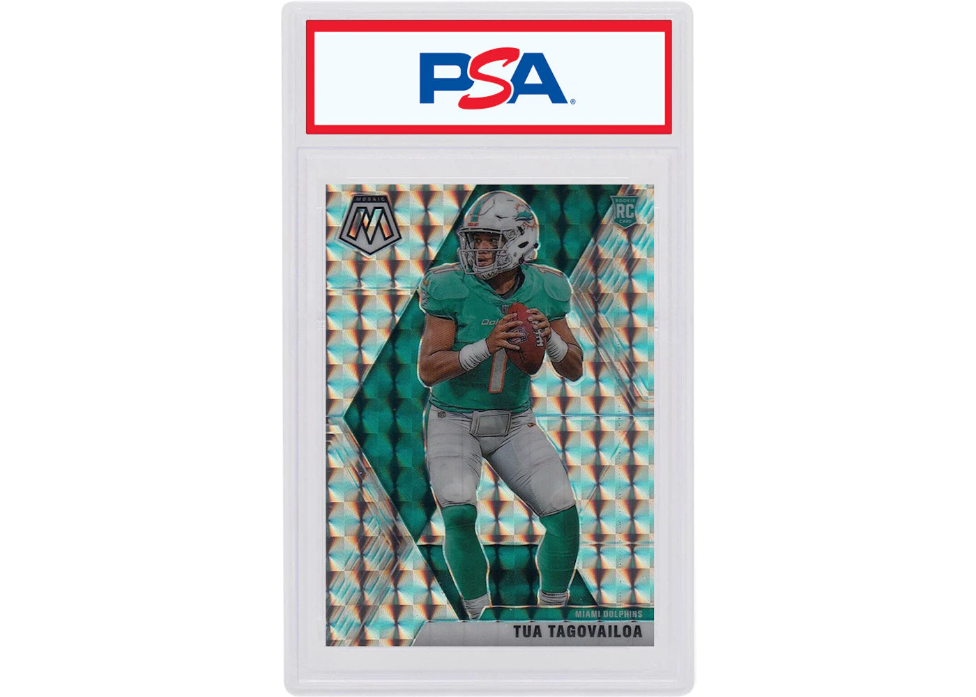 Tua Tagovailoa 2020 Panini Mosaic Rookie Mosaic #203 (PSA or BGS Graded)