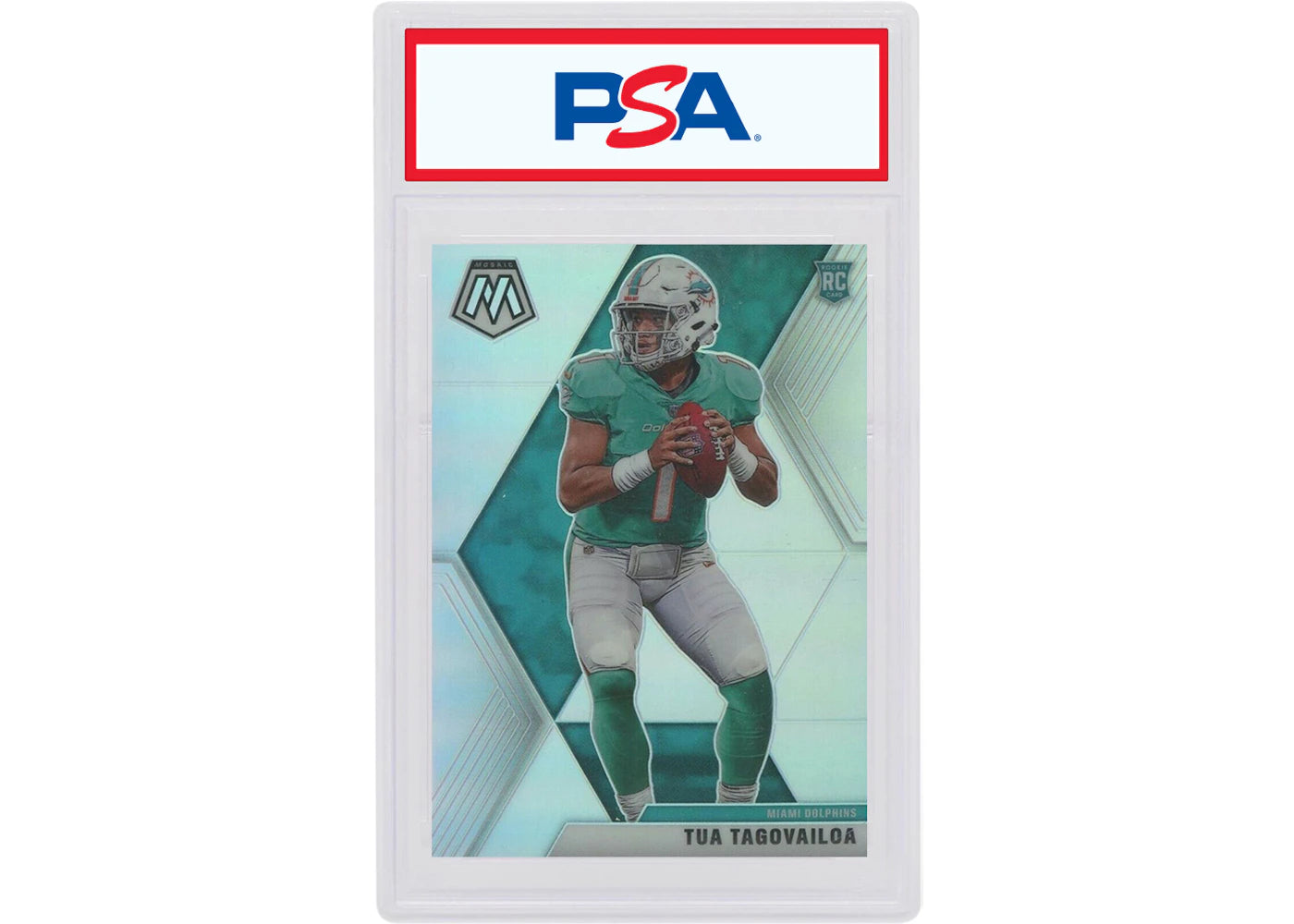 Tua Tagovailoa 2020 Panini Mosaic Rookie Silver #203 (PSA or BGS Graded)