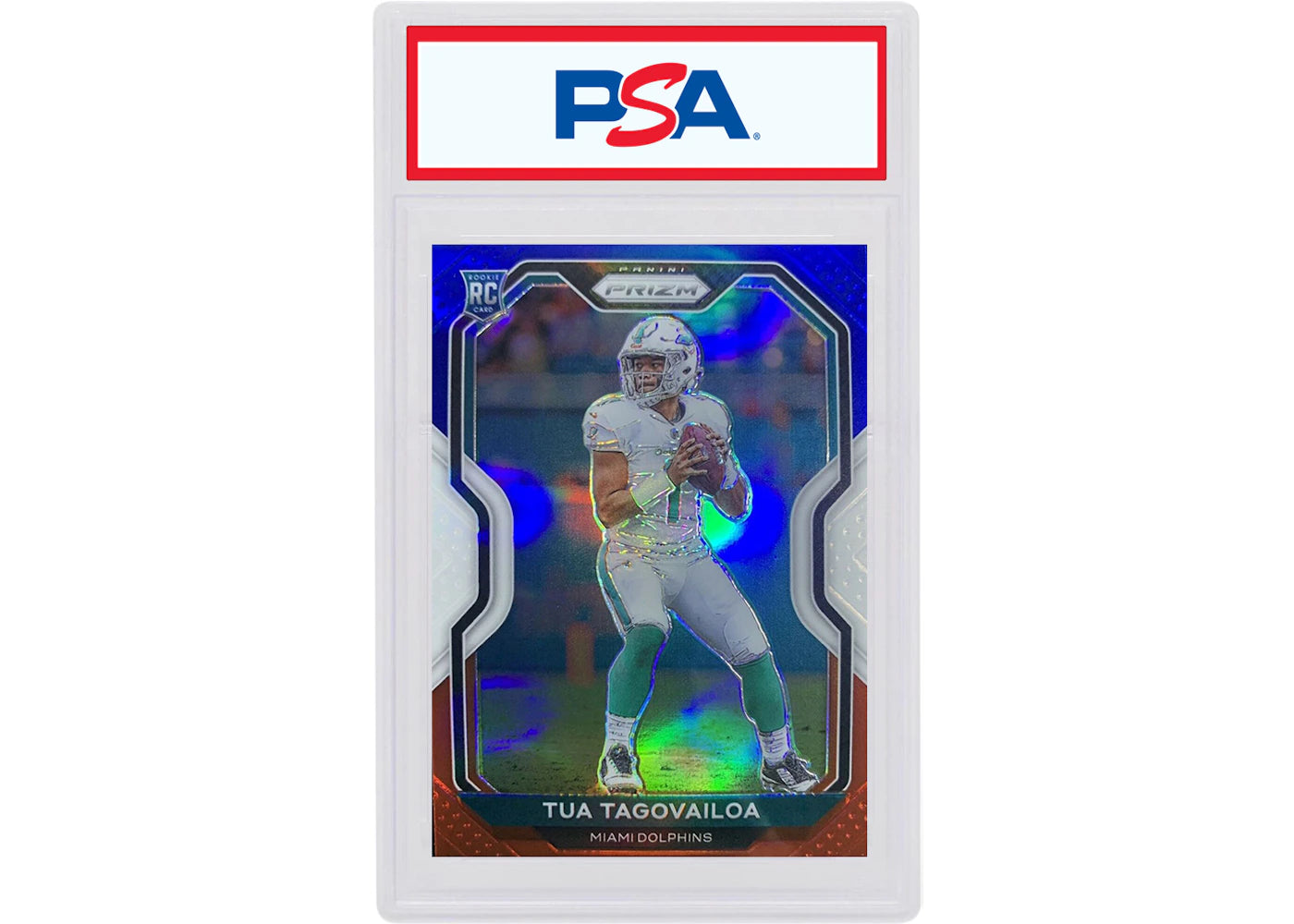 Tua Tagovailoa 2020 Panini Prizm Rookie Red White Blue #339 (PSA or BGS Graded)