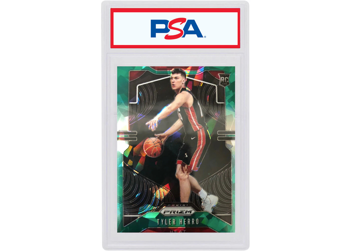 Tyler Herro 2019 Panini Prizm Rookie Green Ice #259 (PSA or BGS Graded)