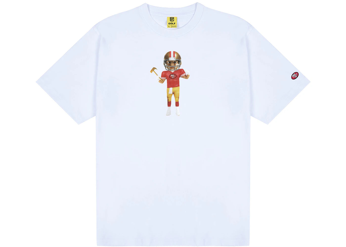 Tyler, The Creator Golf Wang x NFL 49Ers Bobblehead Tee White